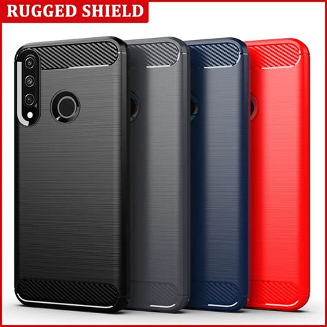 Funda De Fibra De Carbono Para Huawei Carcasa De TPU Para Huawei Y5p