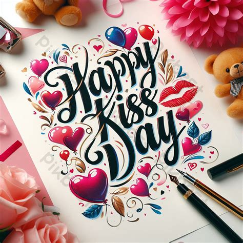 Happy Kiss Day Bannar Photo | JPG Free Download - Pikbest