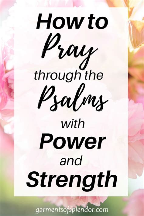 How Praying The Psalms Will Transform Your Prayer Life Plus Free