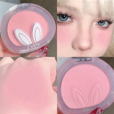 Monochrome Blush Palette Matte Cheeks Pink Contouring Powder Lasting