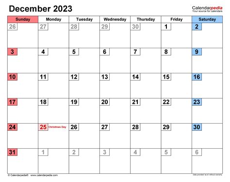 Calendar 2023 December With Holidays – Get Calendar 2023 Update