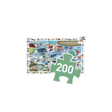 Puzzle observation Aéro Club 200 pcs Djéco La Maison de Zazou