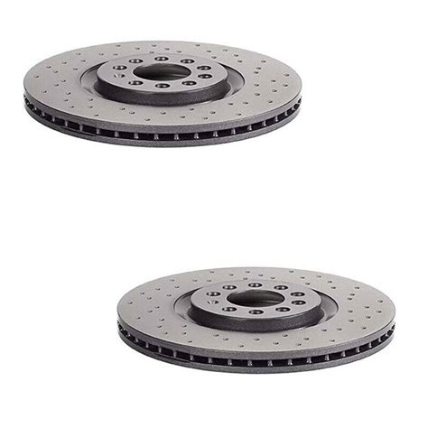 Audi Volkswagen Disc Brake Pad And Rotor Kit Front Xtra Drilled