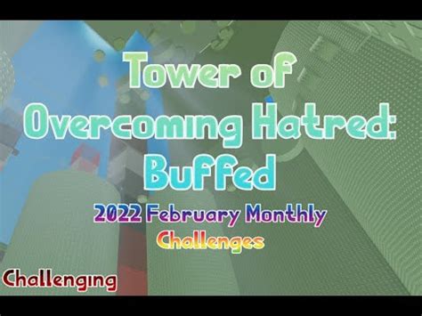 Roblox JToH - Tower of Overcoming Hatred:Buffed (Ring 2) Challenging ...