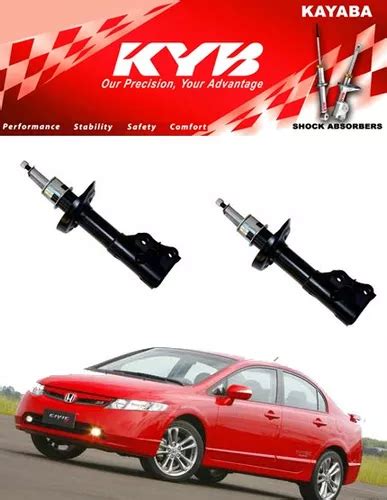 Par Amortecedor Dianteiro New Civic Si Original Kyb Kayaba