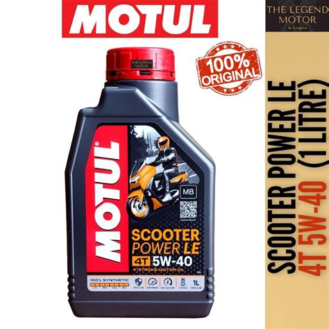 Motul Scooter Le Power Expert 4t 5w40 Fully Semi Synthetic Gear Engine