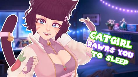 ASMR Catgirl Rawrs For Sleep Tingles YouTube