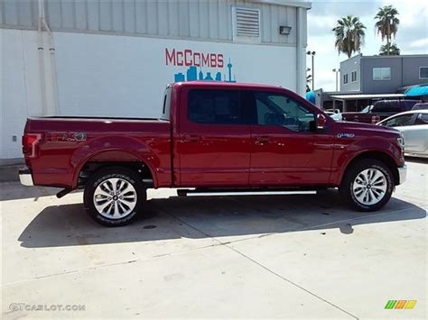 2015 Ruby Red Metallic Ford F150 Lariat Supercrew 4x4 106810846 Photo 3 Car