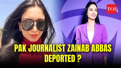 Watch Pakistani Presenter Zainab Abbas Left India For Personal Reason