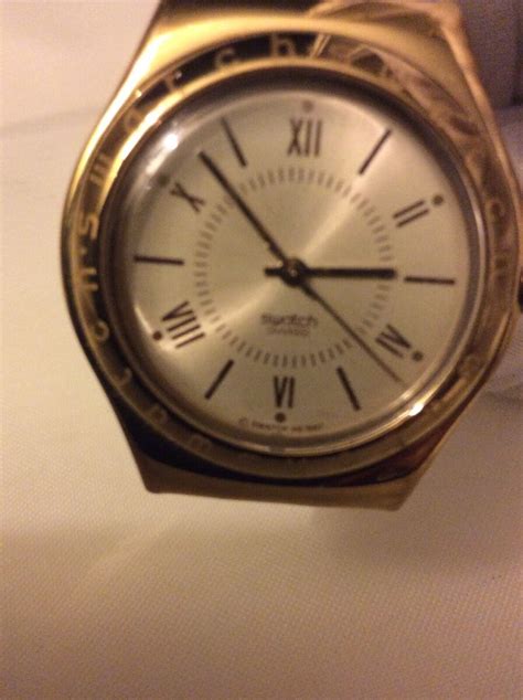 Swatch Swiss Irony Gold And