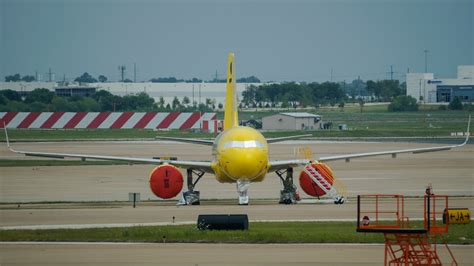 Photos Spirit A320neo Aircraft Grounded In Dallas Due To Engine Issues