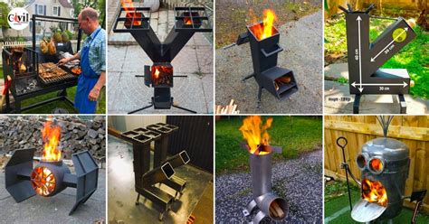 33+ DIY Rocket Stove Plans For Effective Wood Cooking | Engineering ...