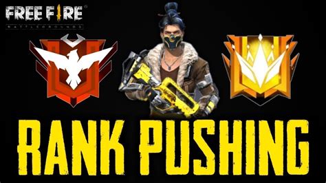 Rank Pusher Free Fire Squad Match Gameplay Youtube