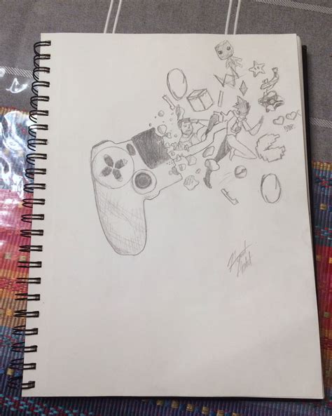 Ps Controller Drawing Book Art Drawings Amazing Drawings