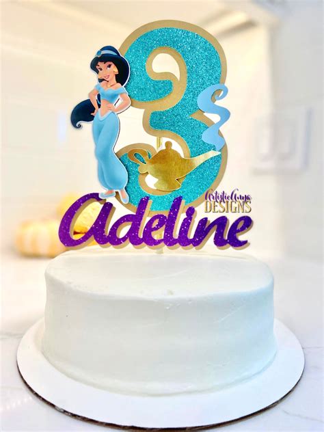 Aladdin And Jasmine Wedding Cake Topper