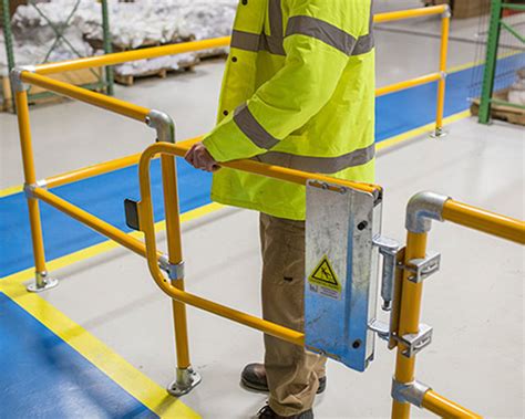 closing industrial safety gates osha compliant