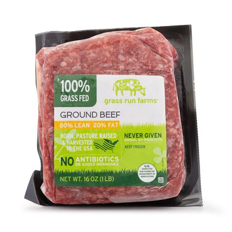 Grass Run Farms Grass Fed Ground Beef Weee