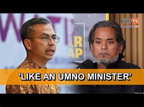 Fahmi Comes From A Reformist Party Shouldn T Respond Like An Umno