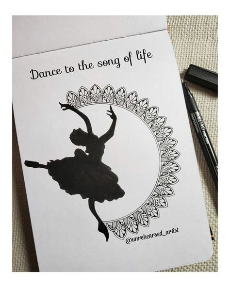 Dancing Girl Mandala Mandala Art Therapy Mandala Art Lesson