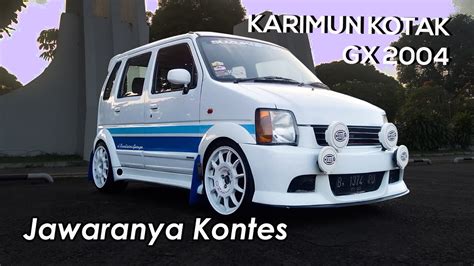 MODIFIKASI RALLY LOOK JAWARA KONTES Suzuki Karimun Kotak GX 2004