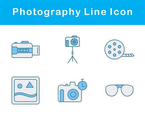 Photography Vector Icon Set 21459007 Vector Art at Vecteezy