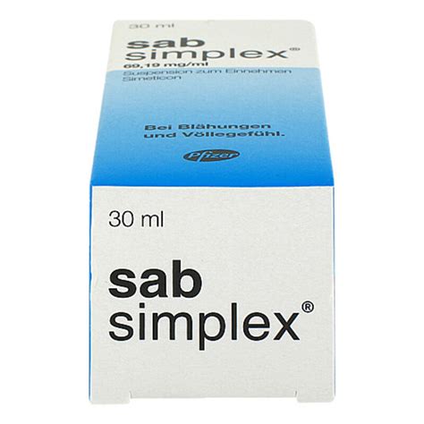 Sab Simplex Suspension 30 Ml Online Bei Pharmeo Kaufen