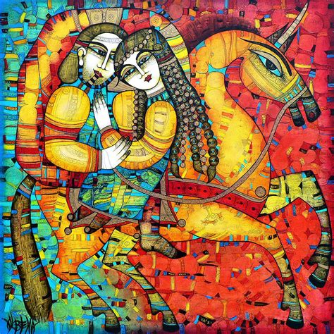 Sonata For Two And Unicorn Painting By Albena Vatcheva Pixels