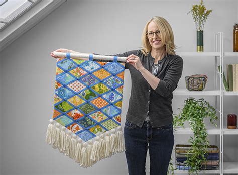 New Video Project Showcase The Patchwork Wall Hanging Betz White