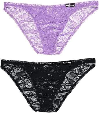 Sandbank Men S Sexy Lace Panties Nylon Bikini Underwear Briefs At Amazon Mens Clothing Store