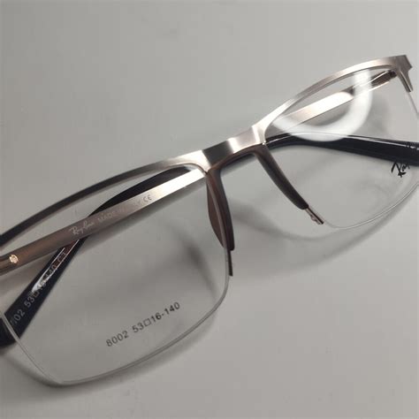 Half Frame Square Shape Stylish Eyeglass New Pupil Optics