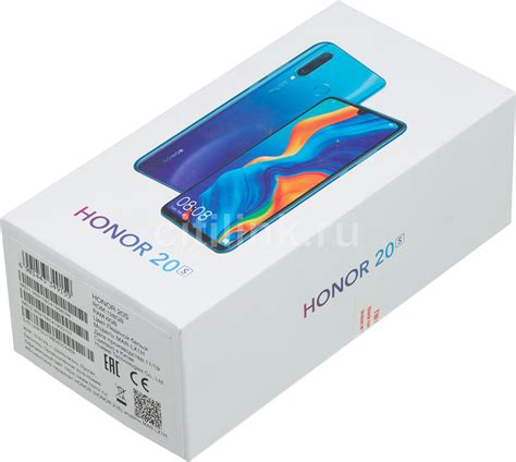 Характеристики Смартфон Honor 20s 6/128Gb, белый (1193673) смотреть в ...