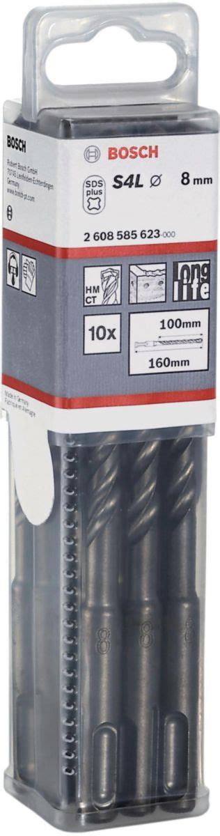 BOSCH Forets SDS plus 5 pour perforateur 8x100x165mm Réf 2608585623