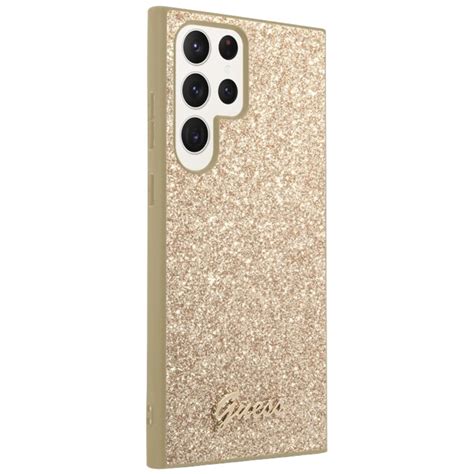 Husa Guess Tpu Glitter Flakes Metal Logo Compatibila Cu Samsung Galaxy