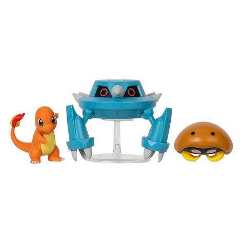 Pok Mon Battle Figurka Set Figurka Pack Kabuto Charmander Metang