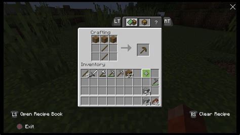 Minecraft Wooden Pickaxe Recipe