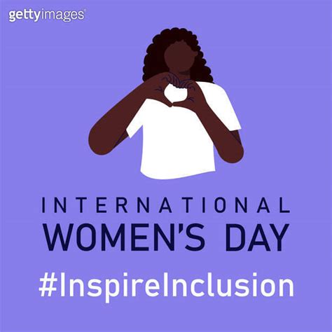 Inspire Inclusion Banner International Women S Day Vector Illustration