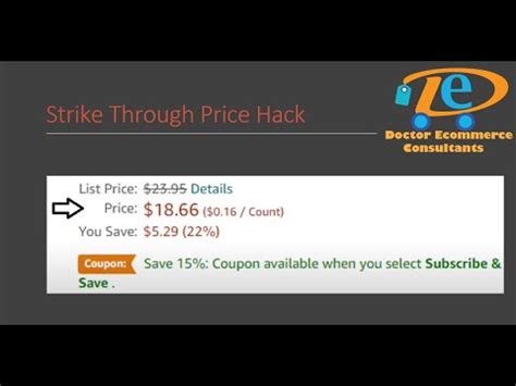 How To Get Amazon Strikethrough Price In Your Listing In Steps Youtube