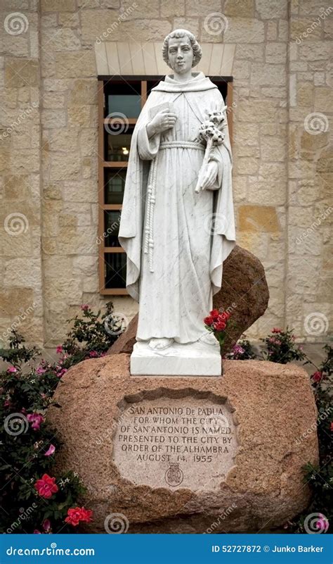 Statue of San Antonio De Padua Stock Photo - Image of mission, national: 52727872