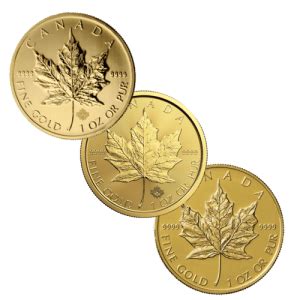 Goldmünzen kaufen Krügerrand Maple Leaf