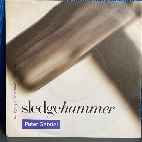 Peter Gabriel Sledgehammer EX 1986 Сингл Винил купить с