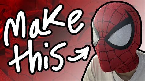 HOW TO MAKE A SPIDER-MAN MASK - Easy DIY Cosplay Tutorial - YouTube