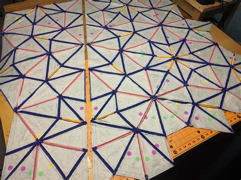 Penrose tiling quilt