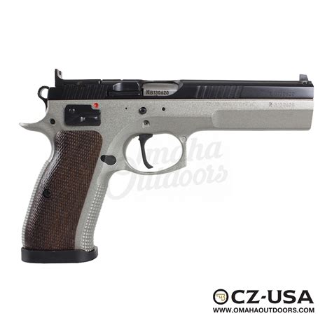 CZ 75 Tactical Sport Stainless Pistol 10 RD 40 S W CA Compliant Omaha