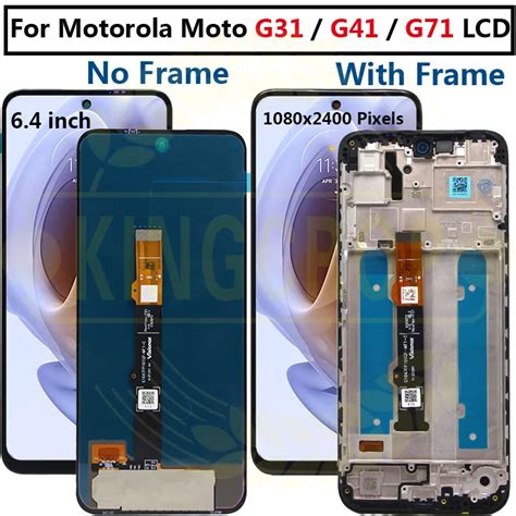 AMOLED Original For Motorola Moto G41 LCD Touch Screen For Moto G31 LCD