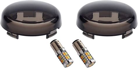 Amazon Nthreeauto Smoked Front Led Turn Signal Running Inch