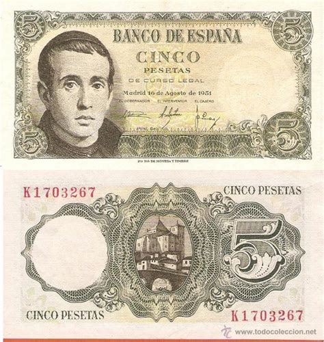 Billete Pesetas Banco De Espa A Nuevo Comprar Billetes