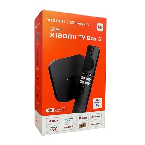 World Premiere Global Version Xiaomi Mi TV Box S 2nd Gen 4K Ultra