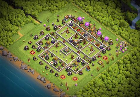 TROLL BASE TH11 LEO RANK HUYỀN THOẠI THẢ LÍNH VÀO LÀ MẤT CÚP Clash of