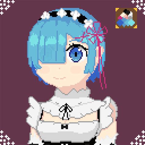 Rem Pixel Art By Me Rrezerorem