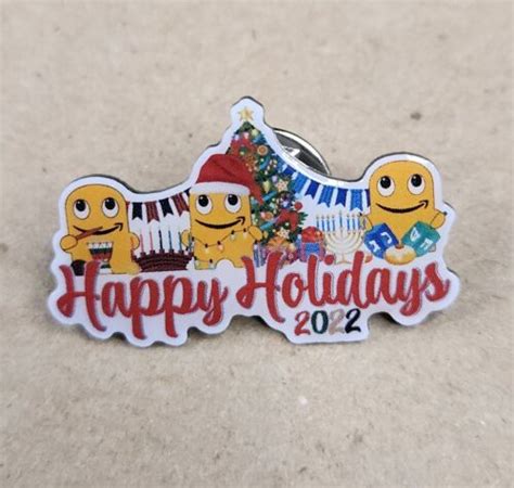 Happy Holidays Amazon Employee Peccy Pin Ebay